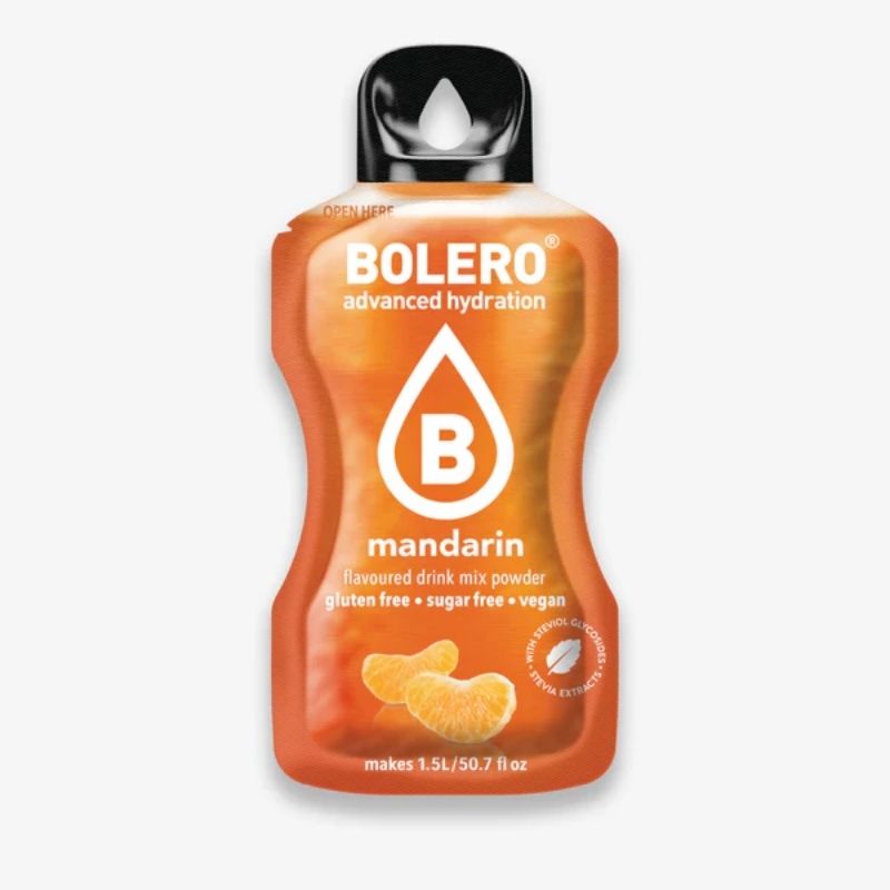 Bolero Drink GetrÃ¤nkepulver 12er BOX | 12 x 9g Mandarin