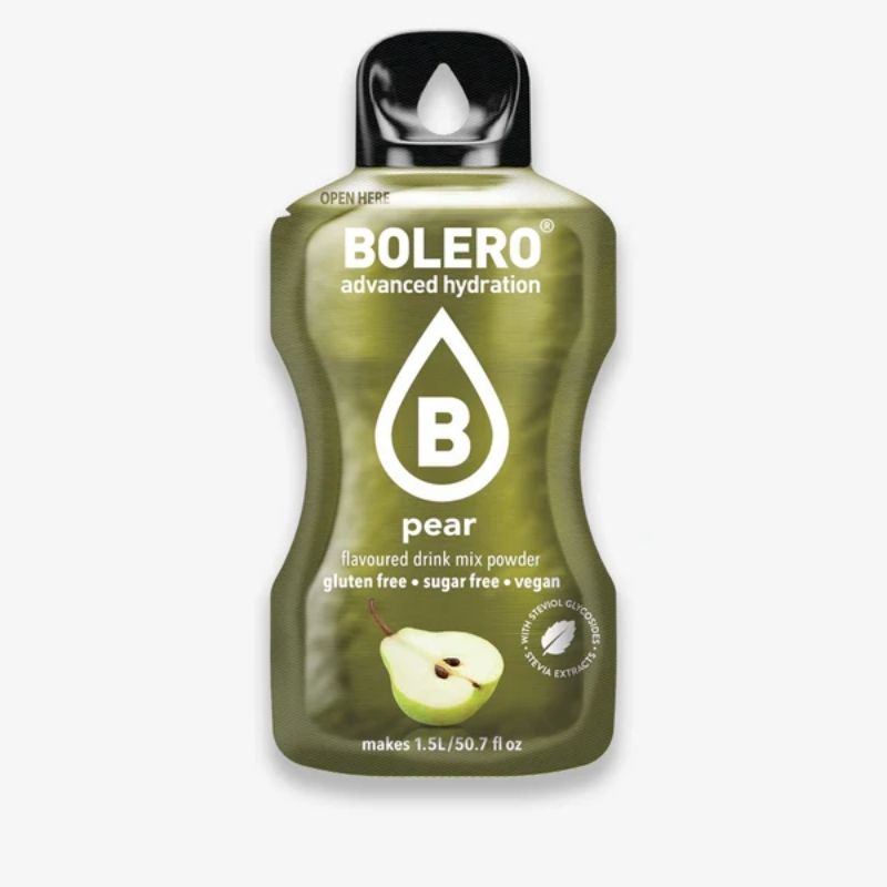 Bolero Drink GetrÃ¤nkepulver 12er BOX | 12 x 9g Pear
