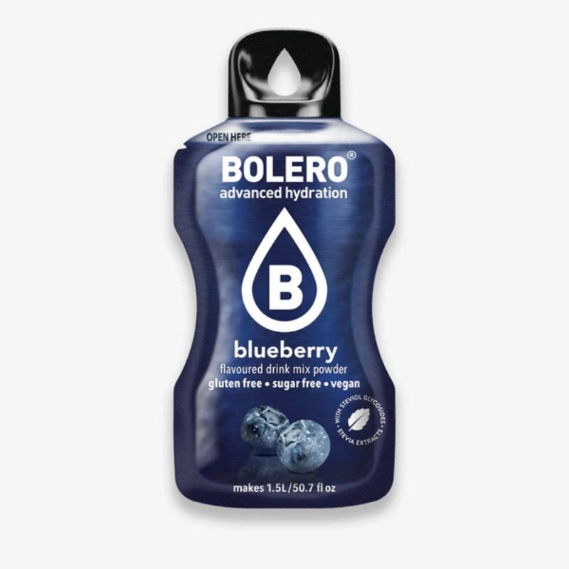 Bolero Drink GetrÃ¤nkepulver 24er BOX | 24 x 9g Blueberry