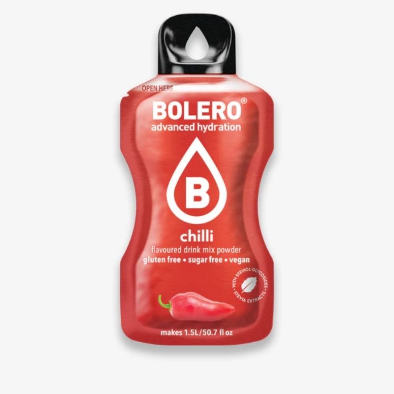 Bolero Drink GetrÃ¤nkepulver 24er BOX | 24 x 9g Chilli