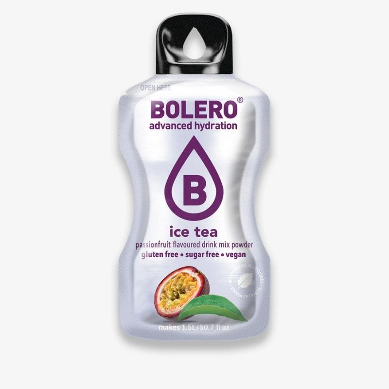 Bolero Drink GetrÃ¤nkepulver 24er BOX | 24 x 9g Ice Tea Passionsfrucht