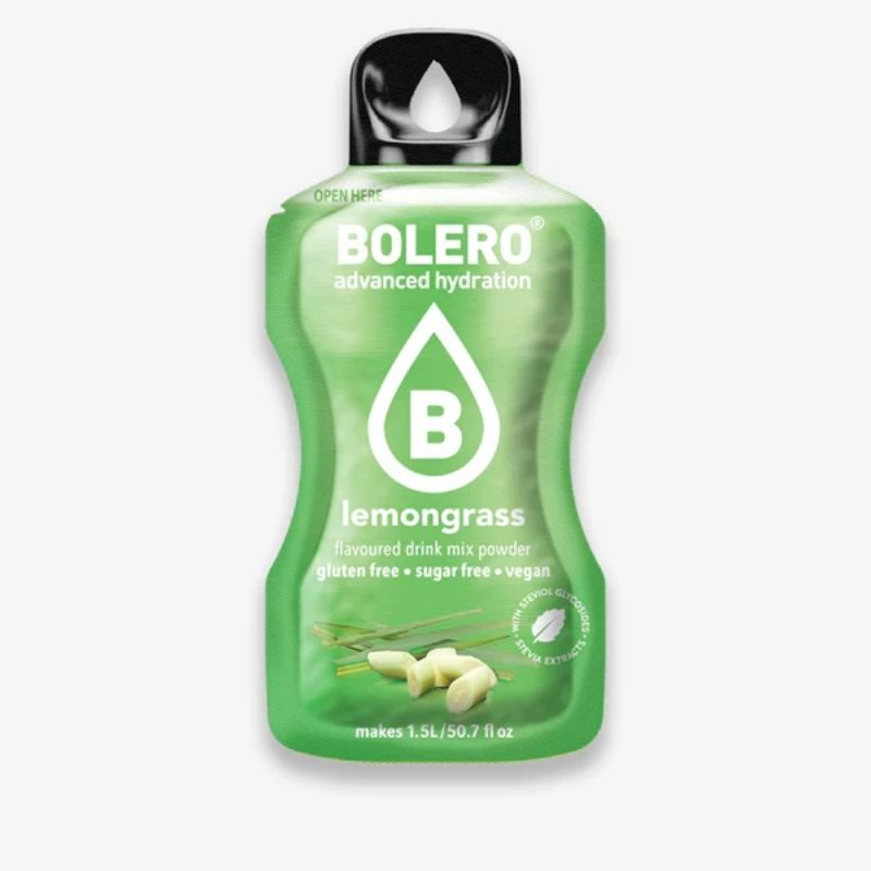 Bolero Drink GetrÃ¤nkepulver 24er BOX | 24 x 9g Lemongrass