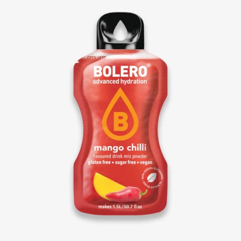 Bolero Drink GetrÃ¤nkepulver 24er BOX | 24 x 9g Mango Chilli