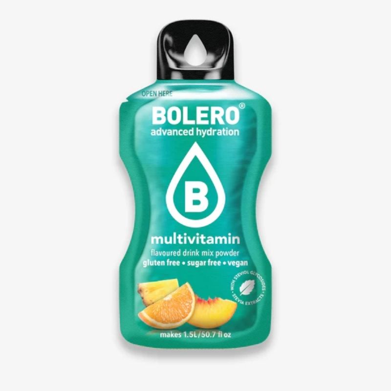 Bolero Drink GetrÃ¤nkepulver 24er BOX | 24 x 9g Multivitamin