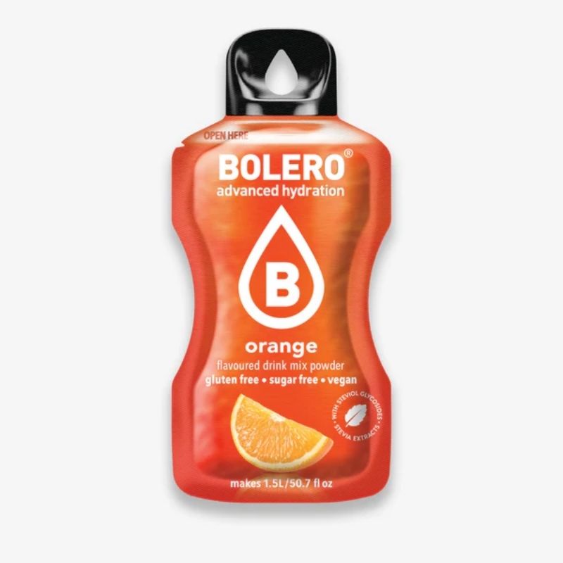 Bolero Drink GetrÃ¤nkepulver 24er BOX | 24 x 9g Orange