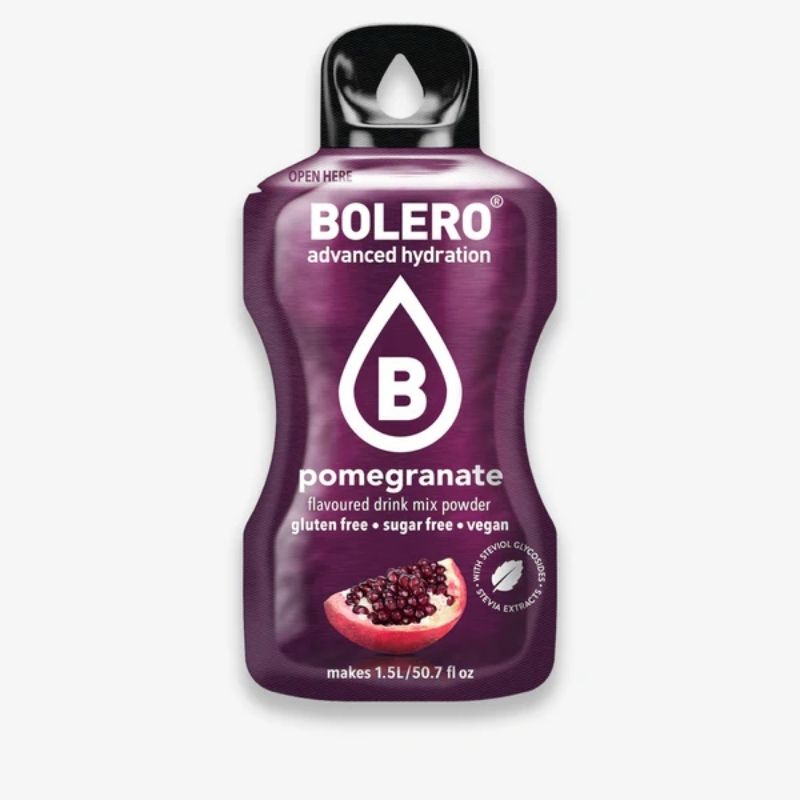 Bolero Drink GetrÃ¤nkepulver 24er BOX | 24 x 9g Pomegranate