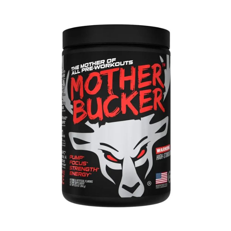 Bucked Up Mother Bucker Pre-Workout Gym-Junkie Juice (Red Raz-Orange)