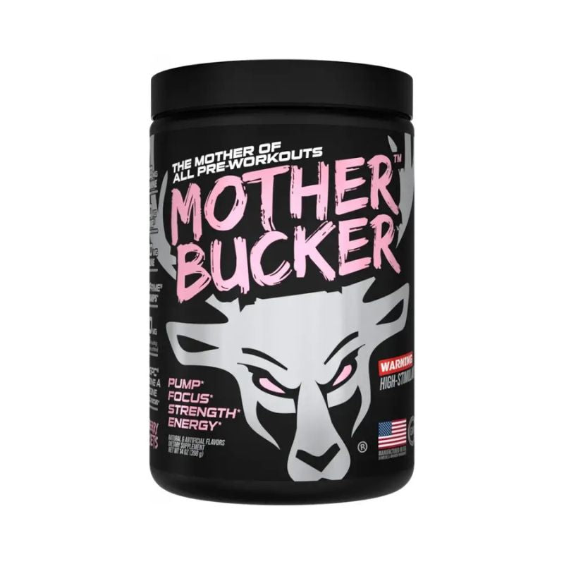 Bucked Up Mother Bucker Pre-Workout Strawberry Super Sets (Strawberry Sour Belts)