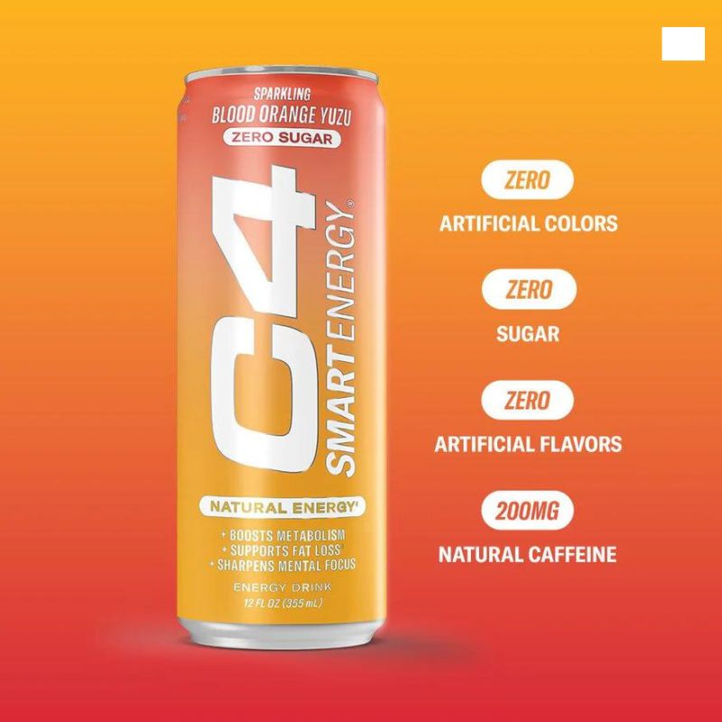 Cellucor C4 Smart Energy - 330ml Red Berry Yuzu
