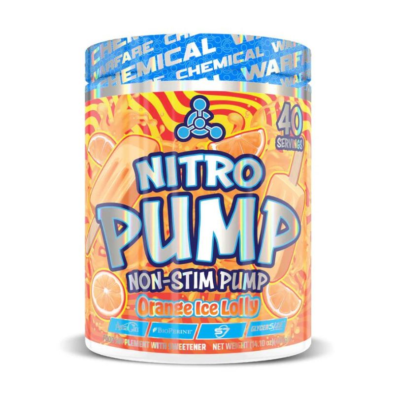 Chemical Warfare Nitro Pump - (400gr) Orange Ice Lolly