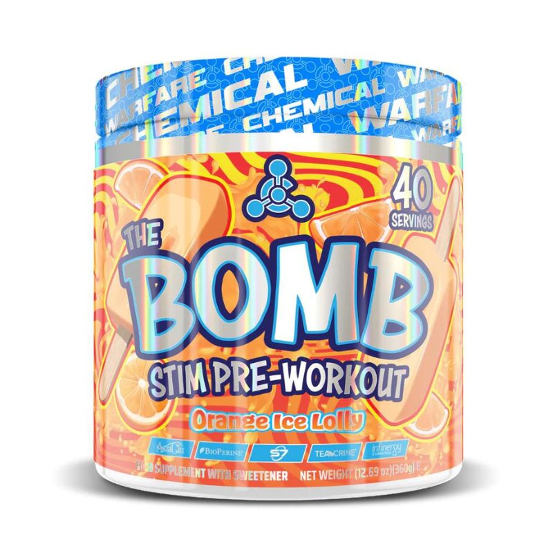 Chemical Warfare The Bomb Pre-Workout, 360 g Orange Ice Lolly