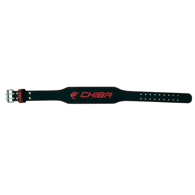Chiba 40810 Trainingsgürtel Ledergürtel Schwarz/Rot L