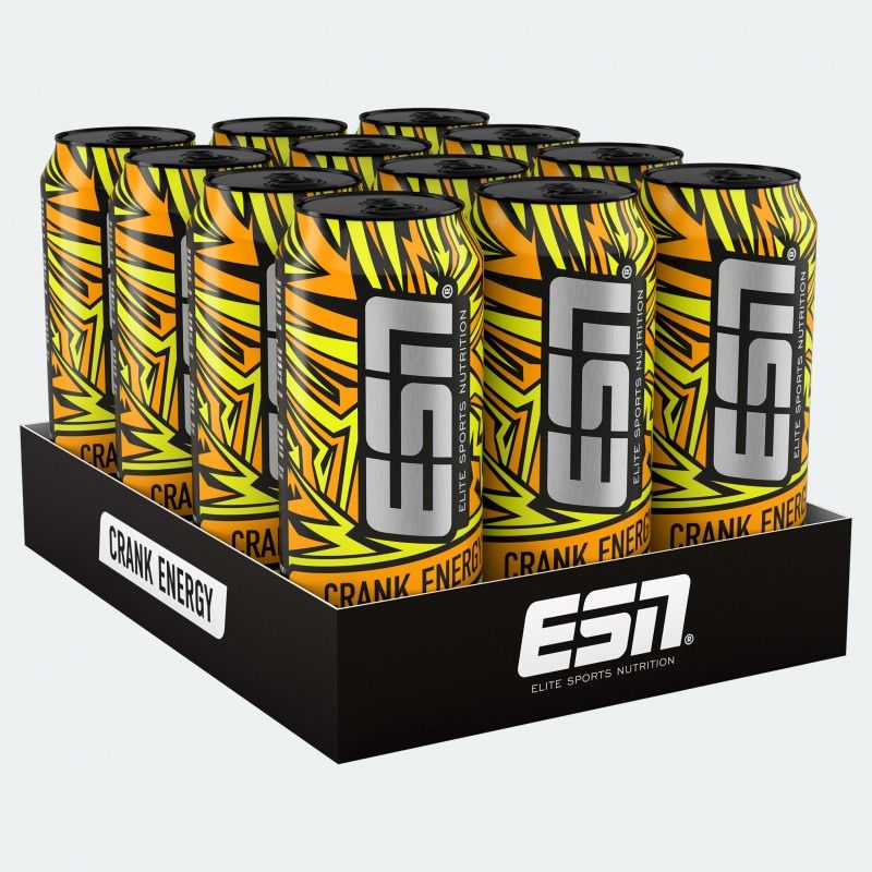 ESN Crank Energy 12 x 500ml Tray Tropical Flavor