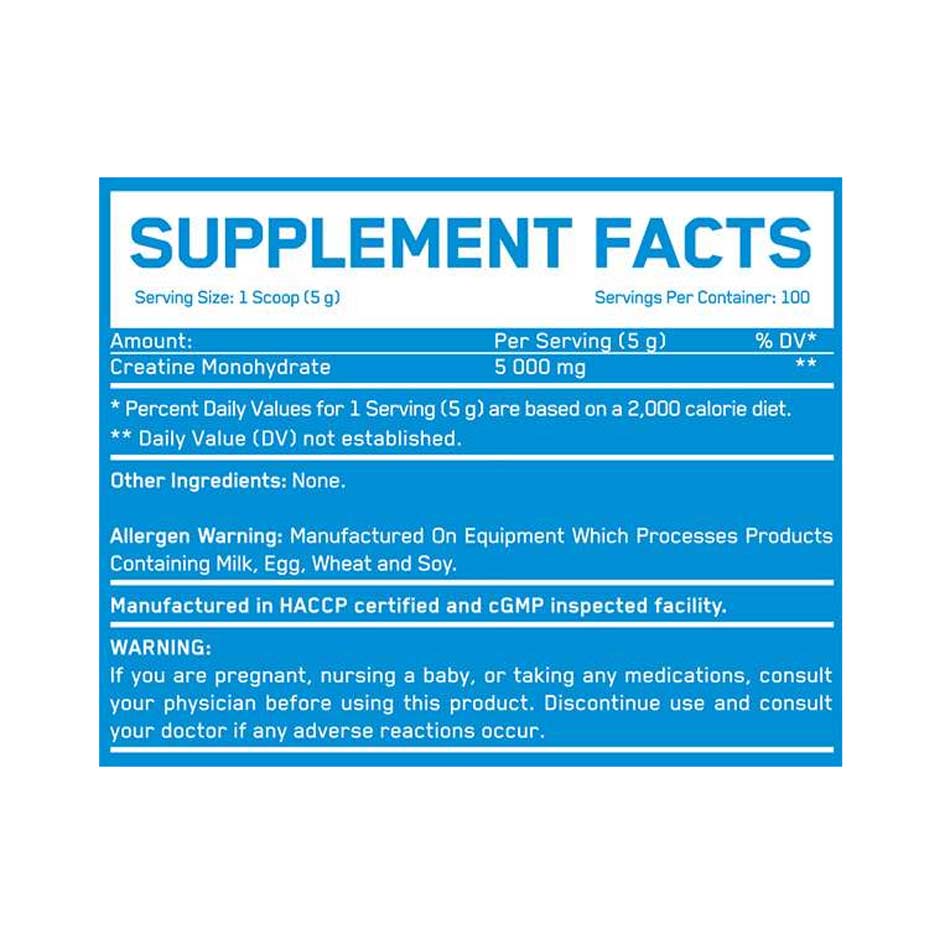 EVERBUILD Creatine Monohydrate 500g