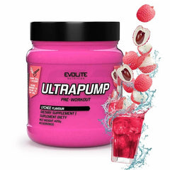 Evolite Ultrapump Pre-Workout-Booster, 420g Lychee – Bild 8