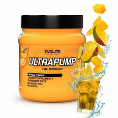 Evolite Ultrapump Pre-Workout-Booster, 420g Mango – Bild 11