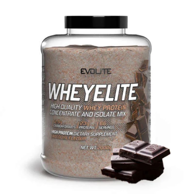 Evolite Whey Elite (WPC + WPI) 2000g Double Chocolate