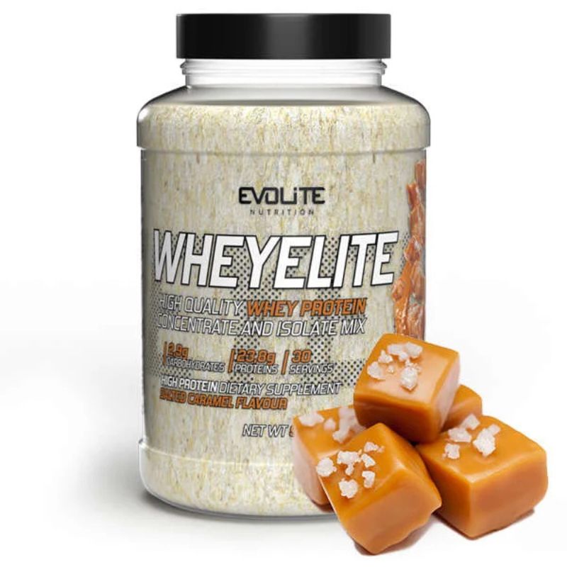 Evolite Whey Elite (WPC + WPI) 900g Salted Caramel