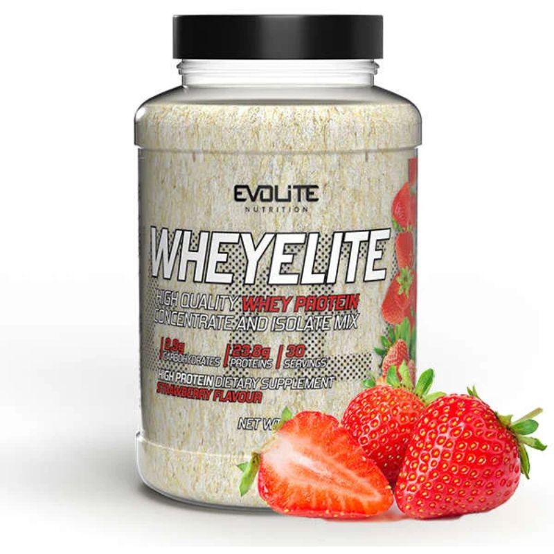 Evolite Whey Elite (WPC + WPI) 900g Strawberry
