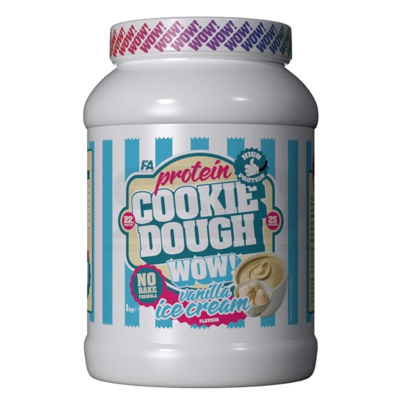FA WOW! Cookie Dough Protein Creme Vanilla Ice Cream