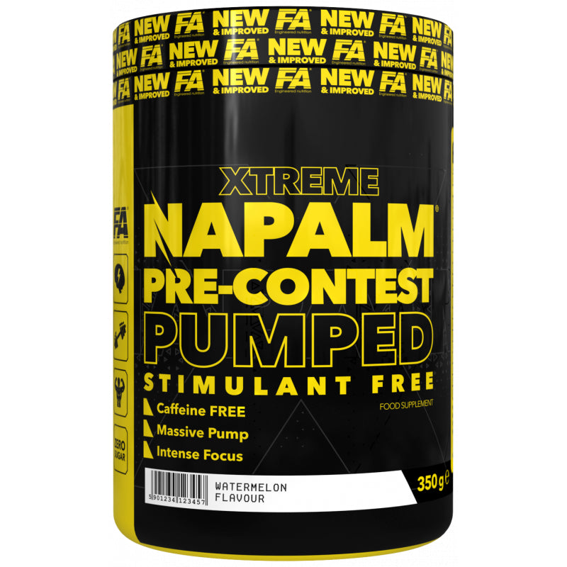 FA Xtreme Napalm Pre Contest Pumped Stimulant Free Lychee