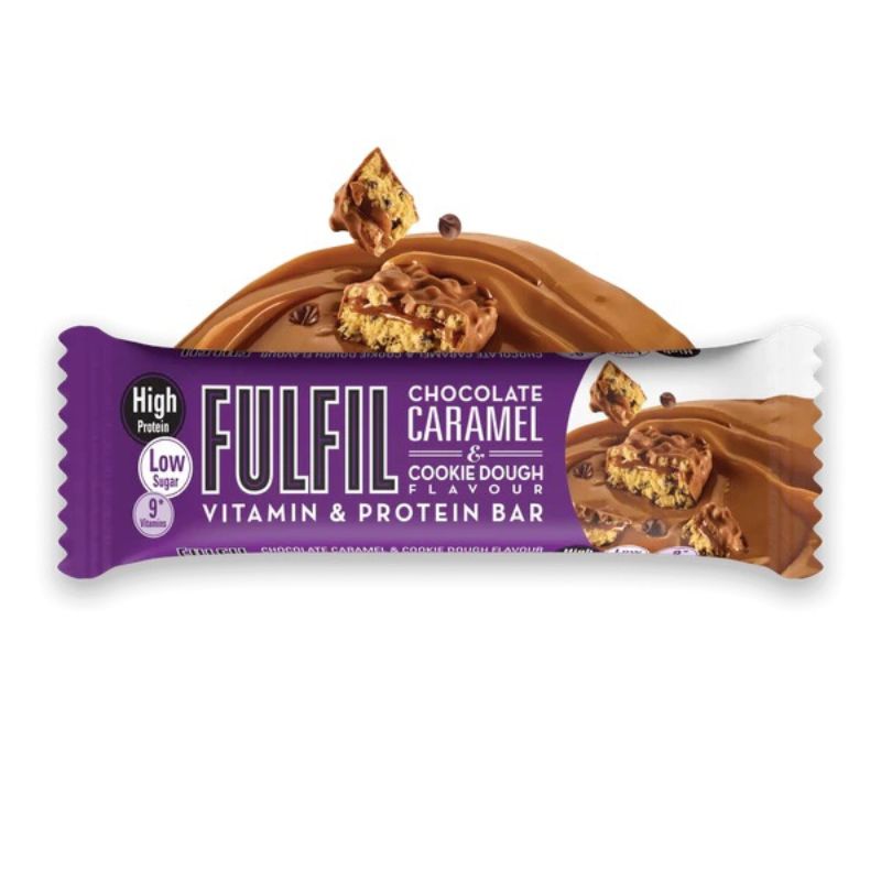 Fulfil Vitamin und Proteinriegel 55g Riegel Chocolate Caramel & Cookie Dough