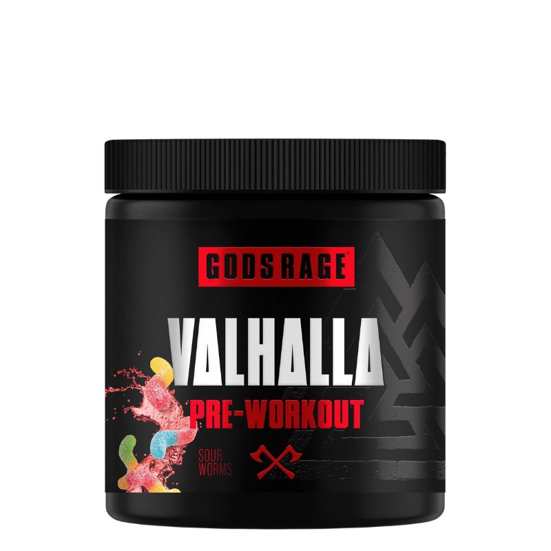 Gods Rage Valhalla Pre-Workout Sour Worms