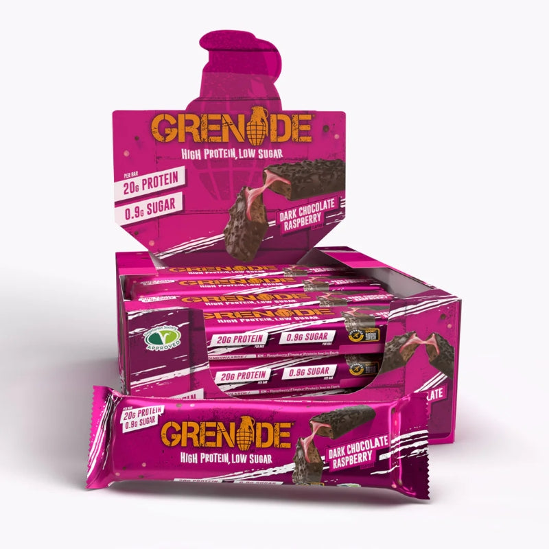 Grenade Protein Bar - Proteinriegel 60g 60 g Riegel Dark Chocolate Raspberry