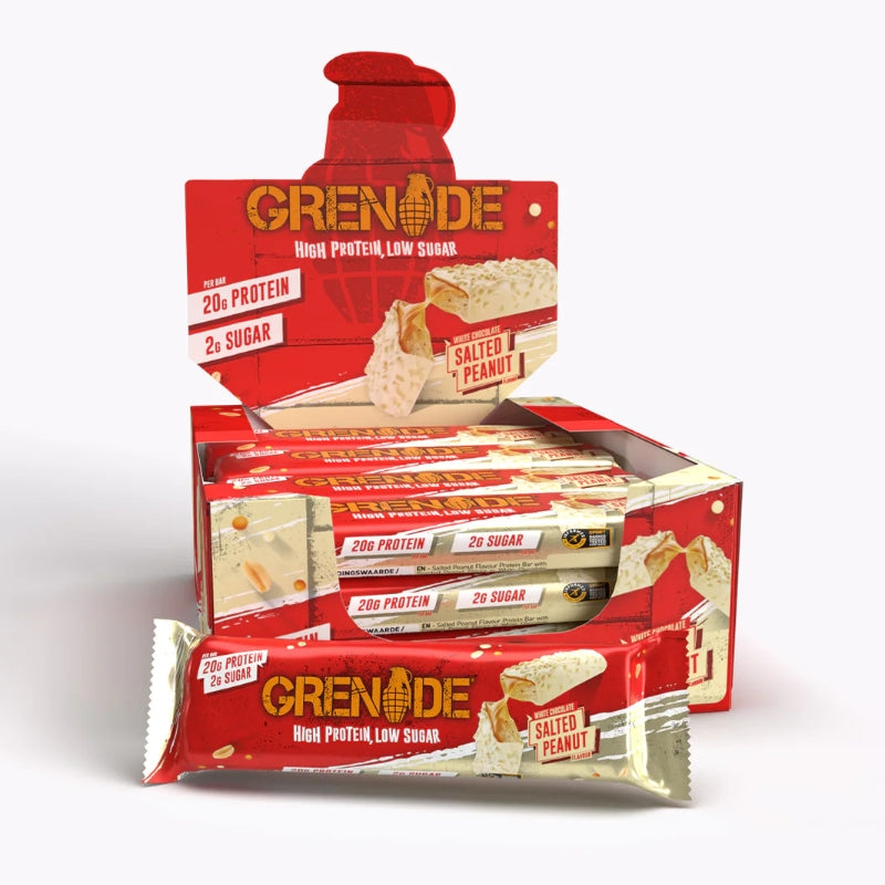 Grenade Protein Bar - Proteinriegel 60g 60 g Riegel White Chocolate Salted Peanut