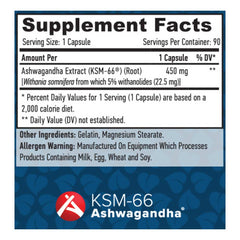 Haya Labs Ashwagandha KSM-66 / 90 caps – Ansicht 2 – Bild 2