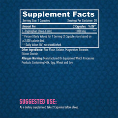 Haya Labs L-Tryptophan 500mg 60 caps – Bild 2