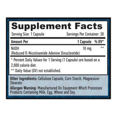 Haya Labs NADH 10mg / 30 vcaps – Bild 2