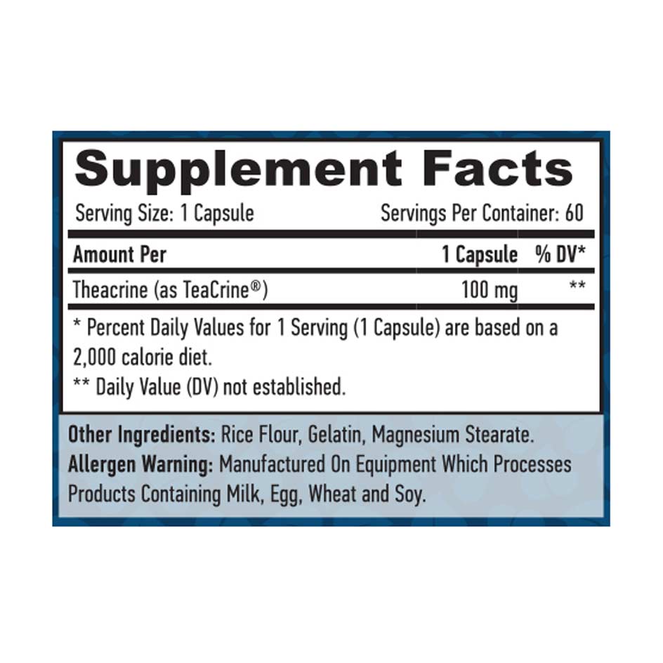 Haya Labs Teacrine 60 caps