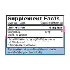 Haya Labs Vanadyl Sulfate 10mg 100 caps – Bild 2