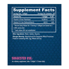 Haya Labs Vitamin A & D Complex 100 caps (MHD Ausverkauf) – Bild 2