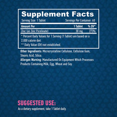 Haya Labs Zinc Picolinate 30mg / 60 tabs – Bild 2
