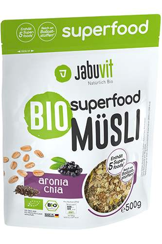 Jabuvit  Bio Superfood Müsli Aronia & Chia 500g