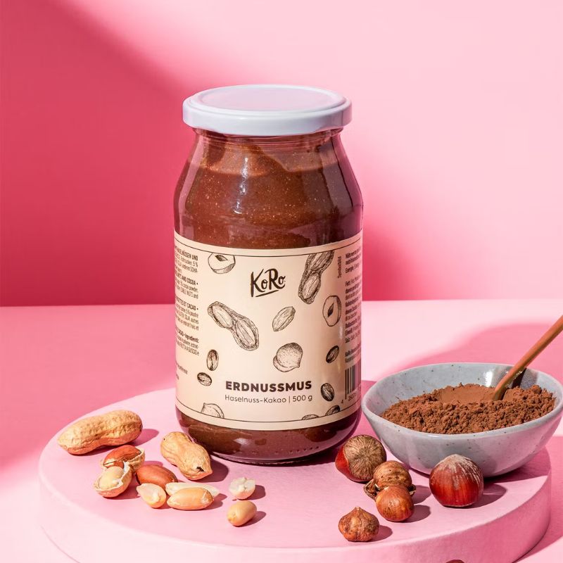 KoRo Erdnussmus Haselnuss-Kakao 500g