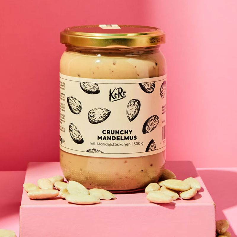 KoRo Mandelmus 500 g Crunchy Mandelmus