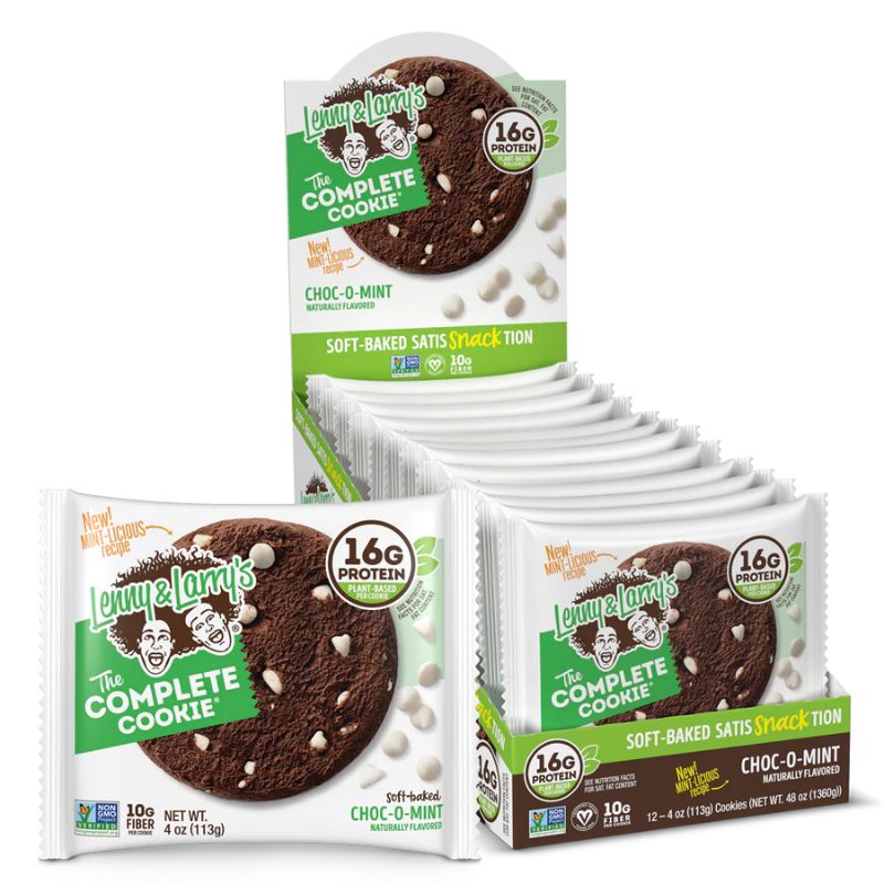 Lenny&Larrys Complete Cookie 1 x113g Choc-O-Mint
