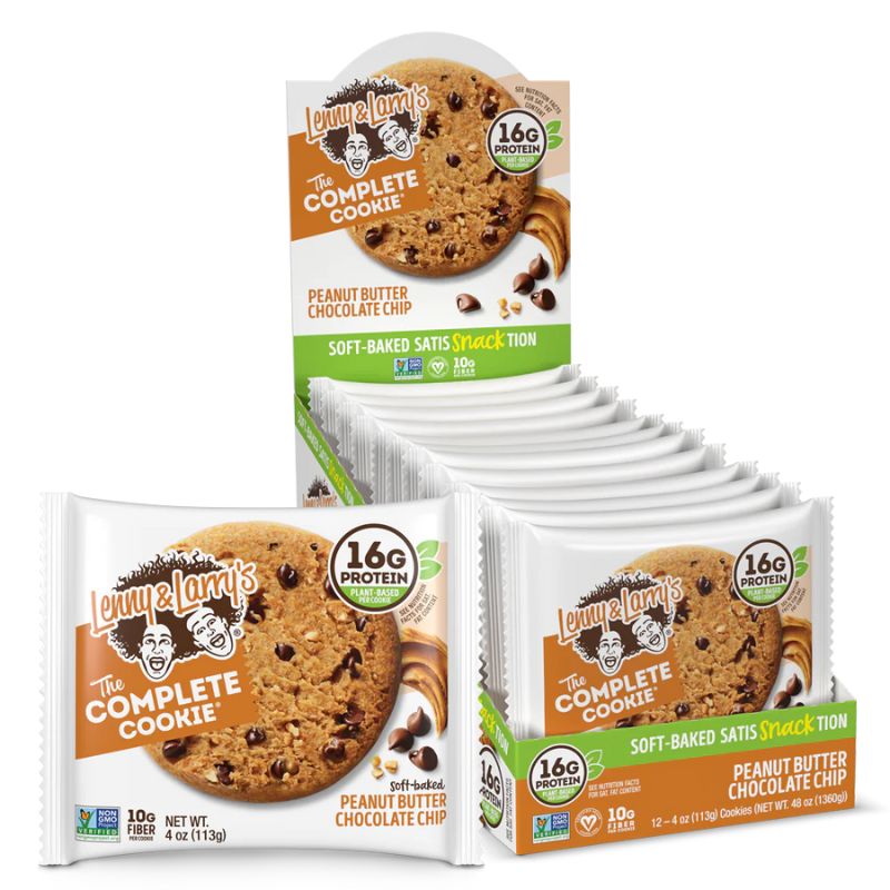 Lenny&Larrys Complete Cookie 1 x113g Peanut Butter Chocolate Chip