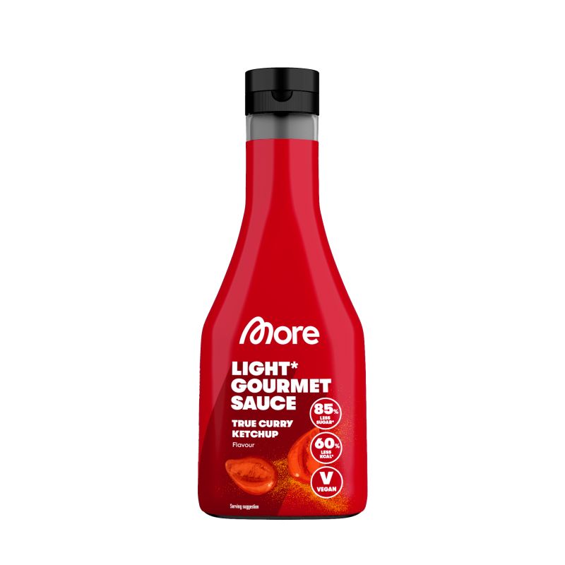 More Nutrition Light Gourmet Sauce, 285ml True Curry Ketchup