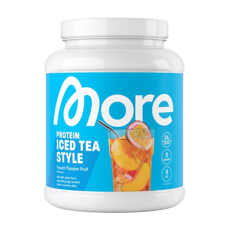 More Nutrition More Clear Iced Tea Style Peach Passionfruit