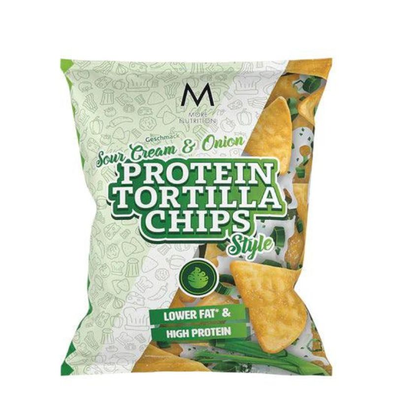 More Nutrition Protein Tortilla Chips 50g Sour Cream & Onion