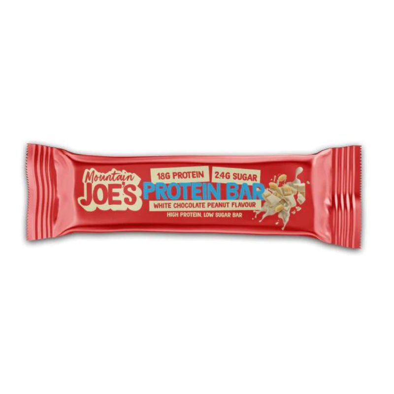 Mountain Joe's Protein Bar 55g 55g White Chocolate Salted Peanut