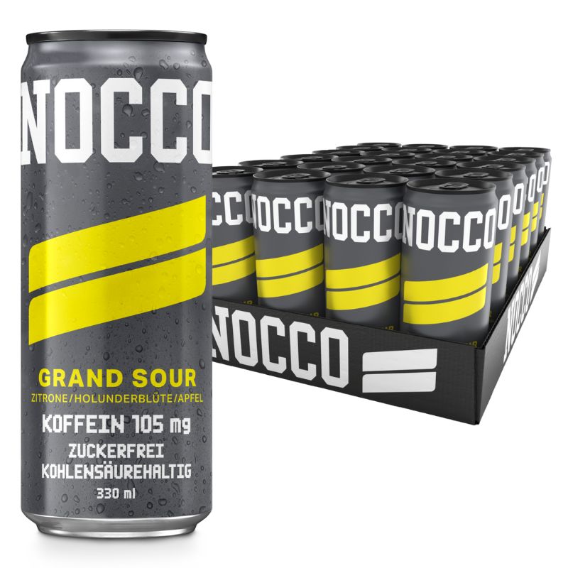 Nocco BCAA Drink 24 x 330ml Dose Grand Sour