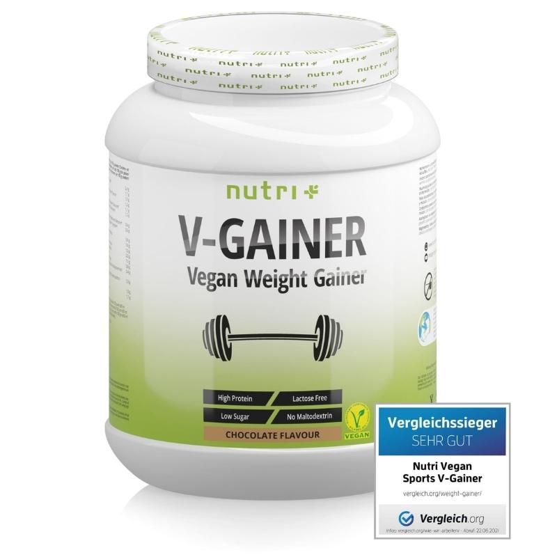 Nutri-Plus V-Gainer Erdnussbutter-Karamell