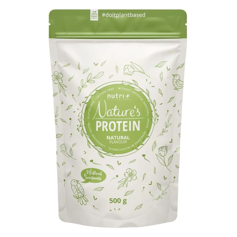 Nutri-Plus Vegan Nature's Proteinpulver 500g Natural