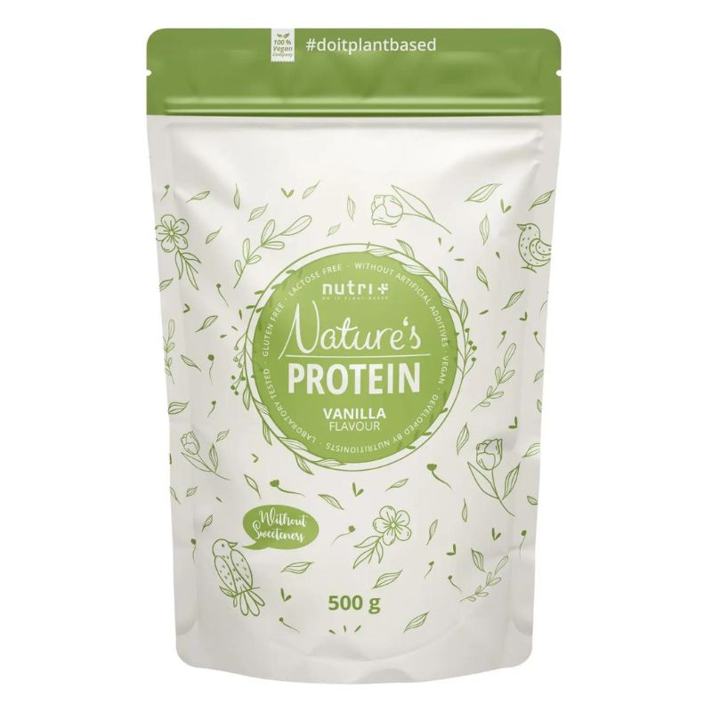 Nutri-Plus Vegan Nature's Proteinpulver 500g Vanilla