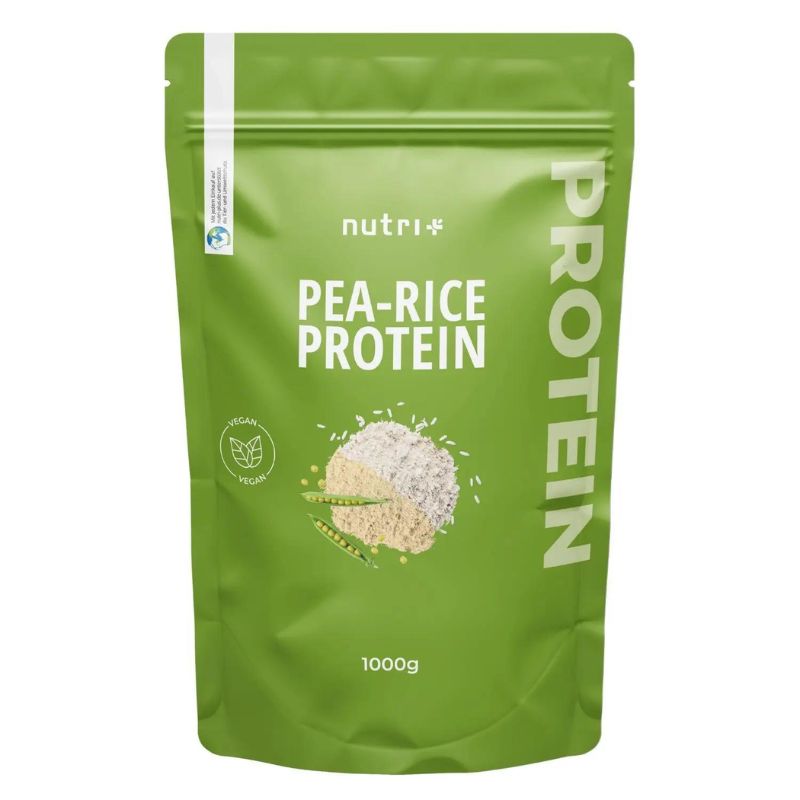 Nutri-Plus Vegan Pea-Rice Proteinpulver Caramel